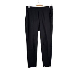 Athleta Brooklyn ankle pants athlesiure straight crop hiking office black sz 6